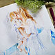My happiness - watercolor painting. Pictures. illustravel. Online shopping on My Livemaster.  Фото №2