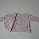 Beige and pink openwork kimono jacket. Sweatshirts for children. 4 children-baby. Online shopping on My Livemaster.  Фото №2