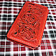 Phone case with embossed red. Case. Finist (tisneniekozhi). Online shopping on My Livemaster.  Фото №2