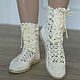 Order Summer shoes  " Eugene". KnittedBoots. Livemaster. . Boots Фото №3
