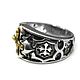 Кольцо из серебра Gothic Cross TNR32-01. Кольца. Blacksilver. Интернет-магазин Ярмарка Мастеров.  Фото №2