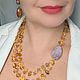 Order Earrings with  amber. ELENA KARPOVA. Livemaster. . Earrings Фото №3