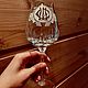 Заказать Хрустальный бокал для вина с персональной 3D гравировкой. GLASS-DECO. Ярмарка Мастеров. . Бокалы Фото №3