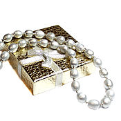 Работы для детей, handmade. Livemaster - original item The beads-natural river pearls Lady style. Handmade.