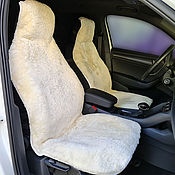 Для дома и интерьера handmade. Livemaster - original item Capes for the car made of natural fur white. Handmade.