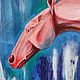Картина: Розовый конь v.2. Картины. Elena-povetris. Интернет-магазин Ярмарка Мастеров.  Фото №2
