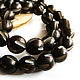 Seed beads of palm Storm black 10mm 5 pcs, Beads1, Bryansk,  Фото №1