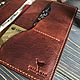 Заказать Кошелек лонгер «Сапсан» (WAX Cognac). Дмитрий Соловьев | MILARIS Leathercraft. Ярмарка Мастеров. . Кошельки Фото №3