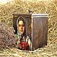 "Девочка с ягодами" Короб деревянный, Короб, Краснодар,  Фото №1