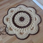Для дома и интерьера handmade. Livemaster - original item Knitted rug 