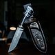 Handmade knife 'Bear' Damascus steel. Knives. zlathunter. Online shopping on My Livemaster.  Фото №2