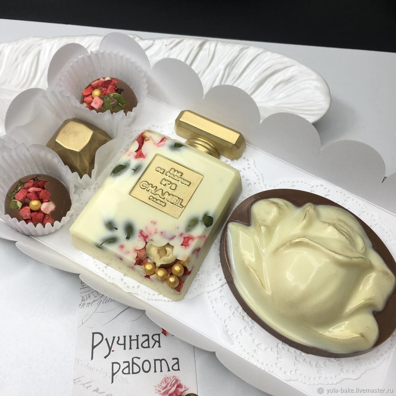 Шоколадные конфеты ручной работы. Сладкий подарок на 8 марта. в ...
