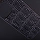 Заказать Чехол на любую модель iPhone из кожи крокодила IMA8002B3. CrocShop товары из экзотической кожи. Ярмарка Мастеров. . Чехол Фото №3