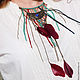 Оригинальное бохо колье "Tribal Dream". Колье. HolyCowChic. Ярмарка Мастеров.  Фото №4