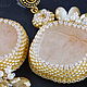 Серьги вышитые бисером с натуральным агатом. Серьги классические. Fancybeaded (Ирина Утюлова). Интернет-магазин Ярмарка Мастеров.  Фото №2