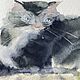 'Kid' watercolor (cats, animals, cats). Pictures. Nadezda Perova. My Livemaster. Фото №6