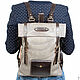 The backpack from the Vogue grey leather. Backpacks. Russian leather Guild. Online shopping on My Livemaster.  Фото №2