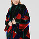 Beaver fur coat multicolored. Fur Coats. VSEMODNO FUR. Online shopping on My Livemaster.  Фото №2