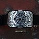 Runic bracelet with Aegishjalmur (type - power directed outside). Amulet. Nomikon - Oleg Sobolev. My Livemaster. Фото №6