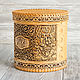 Birch bark jar for storing flour ' Blacksmiths'. Birch bark box. Jars. BirchStyle. My Livemaster. Фото №4