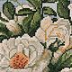 Заказать Вышитая крестиком картина «Белые розы». Svetlana-4cj. Ярмарка Мастеров. . Картины Фото №3