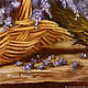 Картина маслом цветы "Корзина с лавандой". Картины. Живопись Юлии Богун. Интернет-магазин Ярмарка Мастеров.  Фото №2