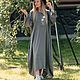 Order Large size dress 'Bohemian Grey'. Olga Lado. Livemaster. . Dresses Фото №3