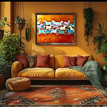 Картины и панно ручной работы. Ярмарка Мастеров - ручная работа Мысли. Handmade.