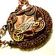 Copper wire wrapped Steampunk pendant, Necklace, St. Petersburg,  Фото №1