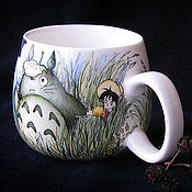 Посуда handmade. Livemaster - original item Copy of Mug Totoro. Handmade.