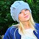 Gorra de merino y de cabra pelusa. Caps. Olga Lado. Интернет-магазин Ярмарка Мастеров.  Фото №2