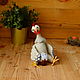  Интерьерная кукла: Курочка Дорис. Войлочная игрушка. LaKosta Handmade toys (Любовь). Ярмарка Мастеров.  Фото №4