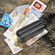 Black.  Just Black.  Compact wallet. RFID, Wallets, Abrau-Durso,  Фото №1