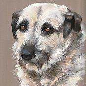 Картины и панно handmade. Livemaster - original item Pictures: Dog Portrait. Print from the author`s work. Handmade.