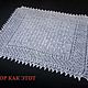 Black hand knit shawl,Lace Russian shawl,Wool wrap,Mourning cape №98. Shawls. Oksana (superplatok). My Livemaster. Фото №6