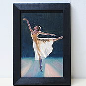 Картины и панно handmade. Livemaster - original item Oil painting Ballerina. Handmade.