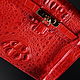 Сумка женская из кожи крокодила IMA0512R1. Классическая сумка. CrocShop товары из экзотической кожи. Ярмарка Мастеров.  Фото №8