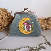 Сувениры и подарки handmade. Livemaster - original item Gift set: hand-embroidered cosmetic bag and hair bands. Handmade.