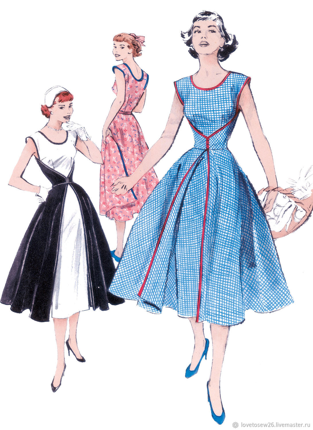 Коктейльные платья в стиле стиляги 50-х годов купить или напрокат