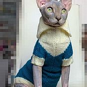 Плюшевый свитер для кошки(кота)