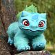 Бульбазавр из Покемонов. Мягкие игрушки. Nabi Toys. Ярмарка Мастеров.  Фото №5