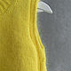 Жилет пушистый (пух норки) детский, р. 98. Жилет. VA kids knitwear. Ярмарка Мастеров.  Фото №9