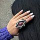 Серебряное кольцо с натуральным варисцитом. Кольца. Shahinian Jewelry. Интернет-магазин Ярмарка Мастеров.  Фото №2