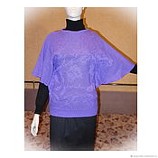 54-56 Платье в стиле Missoni морская волна, полушерстяное вязаное