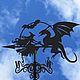 Weather vane on the roof ' The Witch and the Dragon', Vane, Ivanovo,  Фото №1