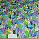 Атласный шелк с подписью Emilio Pucci. Ткани. Итальянские ткани ШЕЛКОВЫЙ РАЙ. Ярмарка Мастеров.  Фото №4