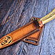 Sheath with embossed. Knives. Finist (tisneniekozhi). Online shopping on My Livemaster.  Фото №2