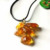 Украшения handmade. Livemaster - original item Amber pendant amber 