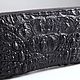 Клатч из натуральной кожи крокодила IMA0081B1111. Клатчи. CrocShop товары из экзотической кожи. Ярмарка Мастеров.  Фото №10