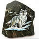 Magnet the wolf of stone Souvenirs Altai, Magnets, Zmeinogorsk,  Фото №1